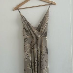 ASTR long lilly print dress